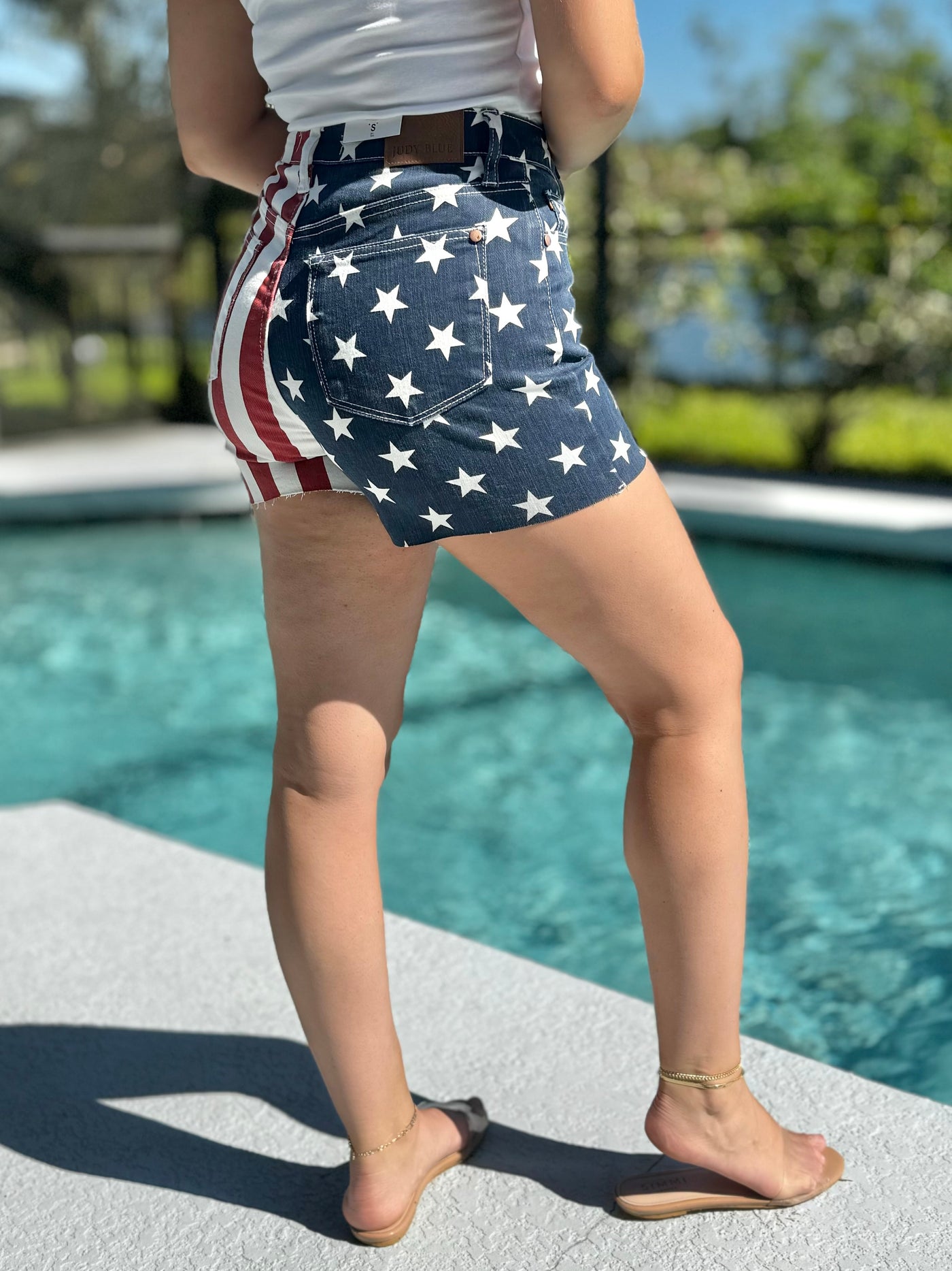 Miss Americana Shorts By Judy Blue