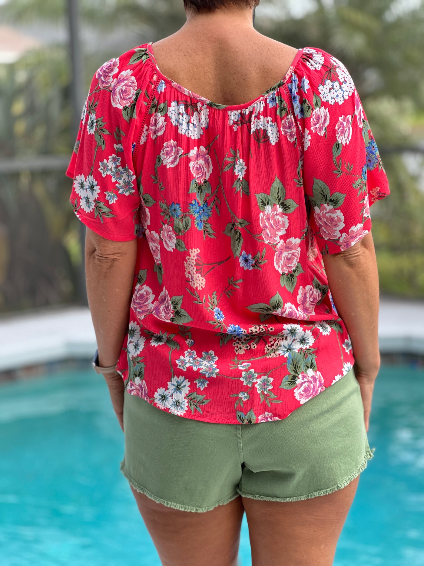 Bold Blooms Top