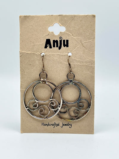 Silver Plated Earrings by Anju