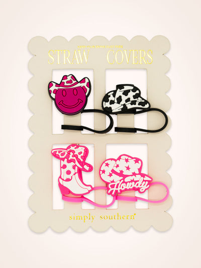 Quenchin' Your Thirst Tumblers and Accessories - Straw Cover Everyday Cowboy 