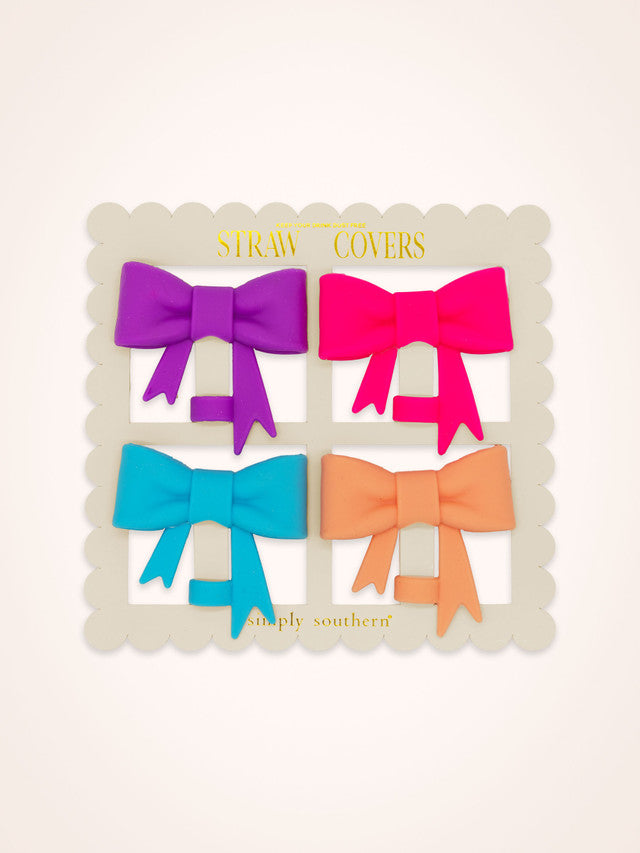 Quenchin' Your Thirst Tumblers and Accessories - Straw Cover Every day Dark Bow 
