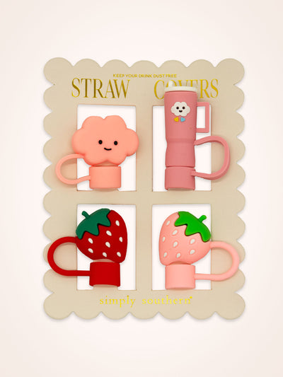 Quenchin' Your Thirst Tumblers and Accessories - Straw Cover Every Day Strawberry 
