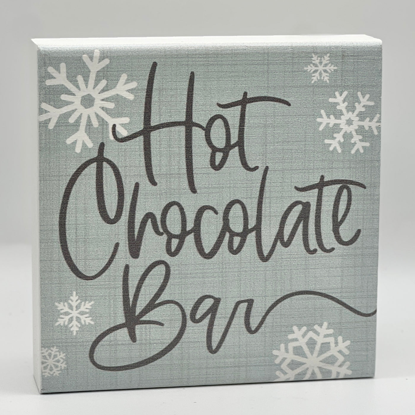 Winter Holiday Decor By Sincere Surroundings - 5.5" x 5.5" - Hot Chocolate Bar