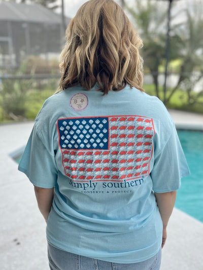 Patriotic Graphic Tee Collection By Simply Southern