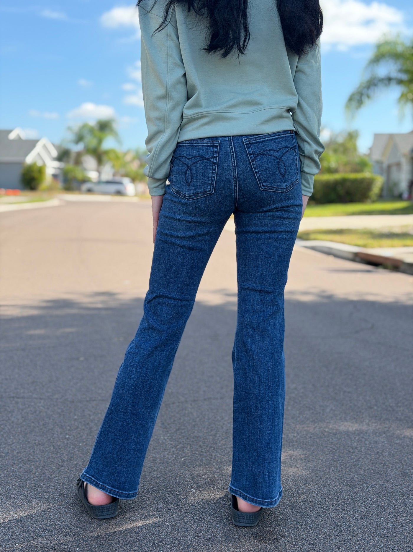 Short Notice Bootcut Jeans By Judy Blue