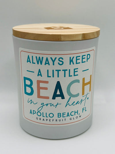 Candles By Sincere Surroundings - 
Beach In Heart - Apollo Beach / Grapefruit Glow