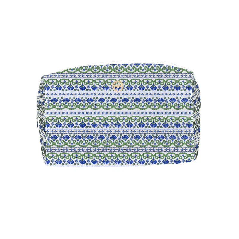 Accessories By Mary Square - Lets Face It  Mini Bag - Navy Floral Foulard