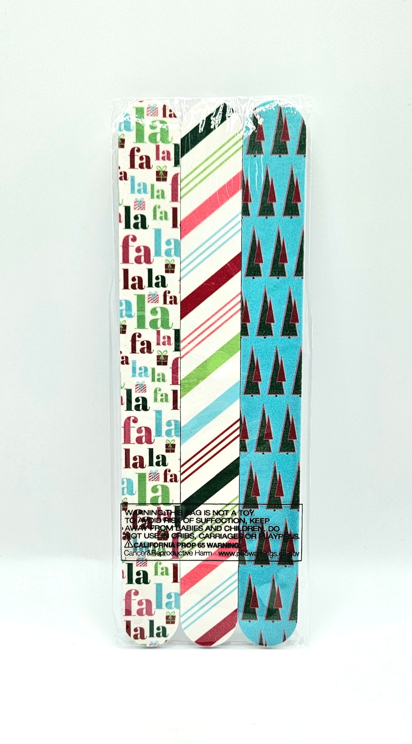 Holiday Gifts From The Royal Standard - Nail File 3 Pack / FaLaLa