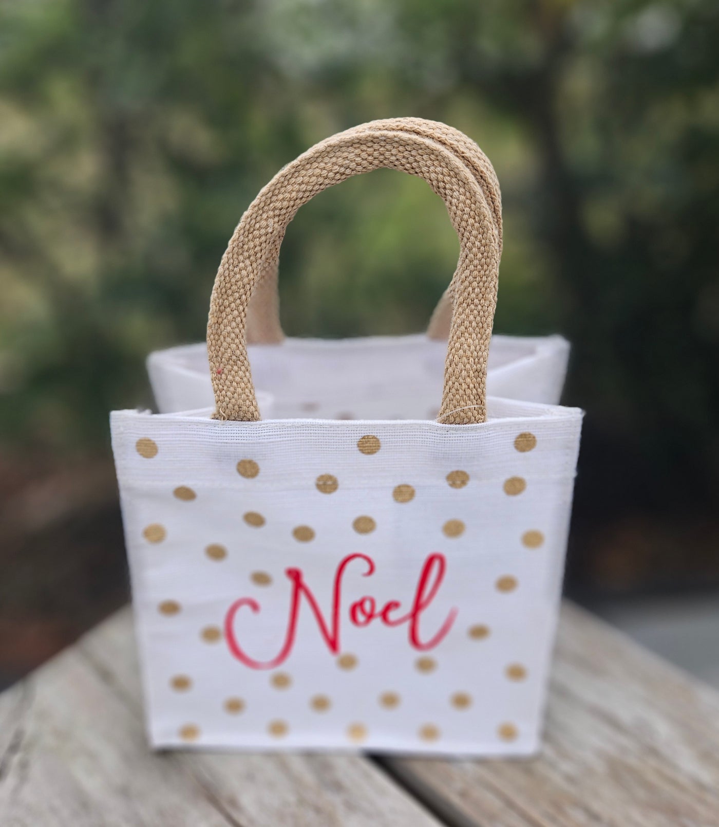 Holiday Gifts From The Royal Standard - Petite Gift Tote / Noel (7" x 7" x 5")