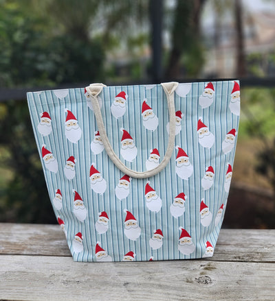 Holiday Gifts From The Royal Standard - Gift Tote / Jolly Santa (20" x 17" x 6.5")