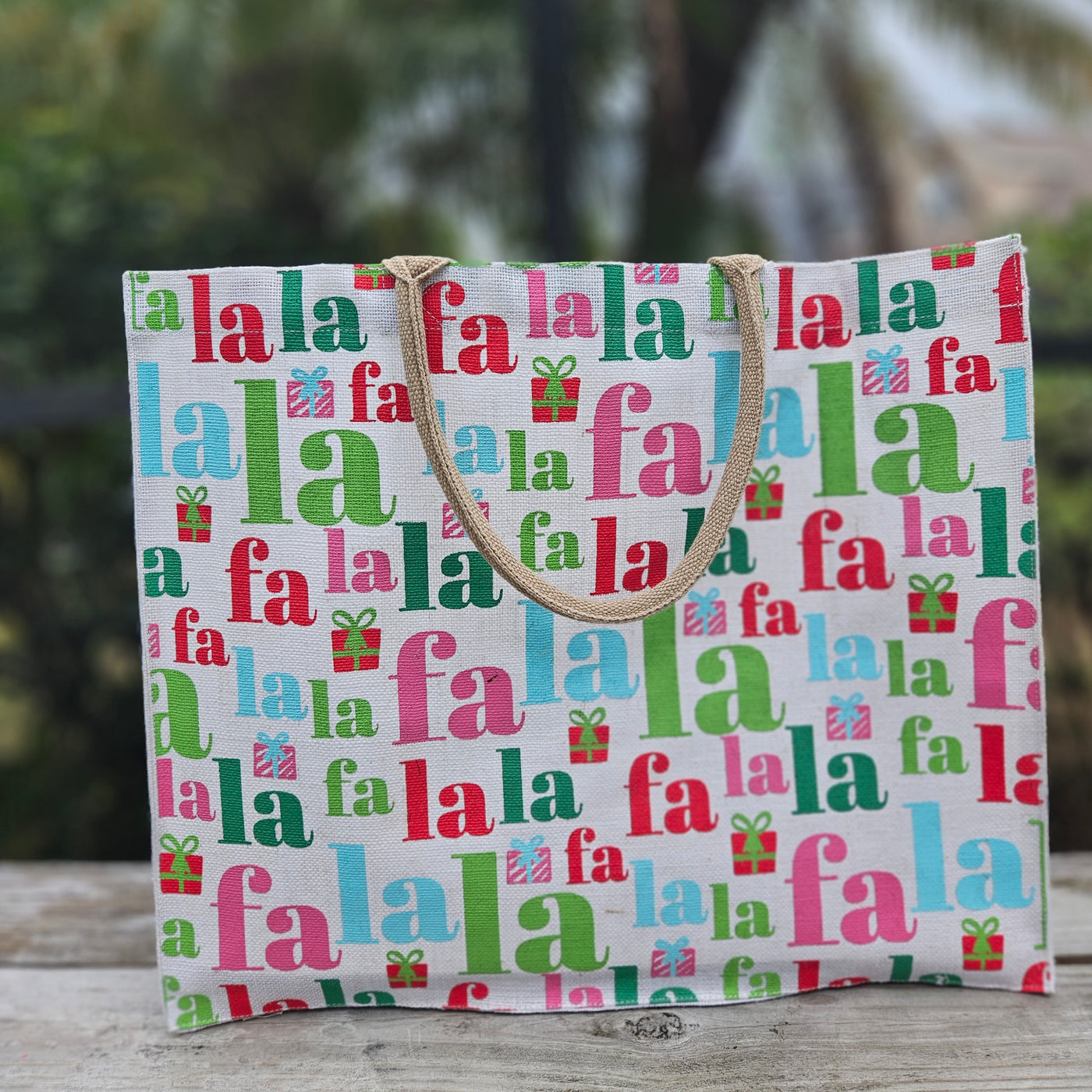 Holiday Gifts From The Royal Standard - Carryall Tote / FaLaLa (22" x 19" x 8")