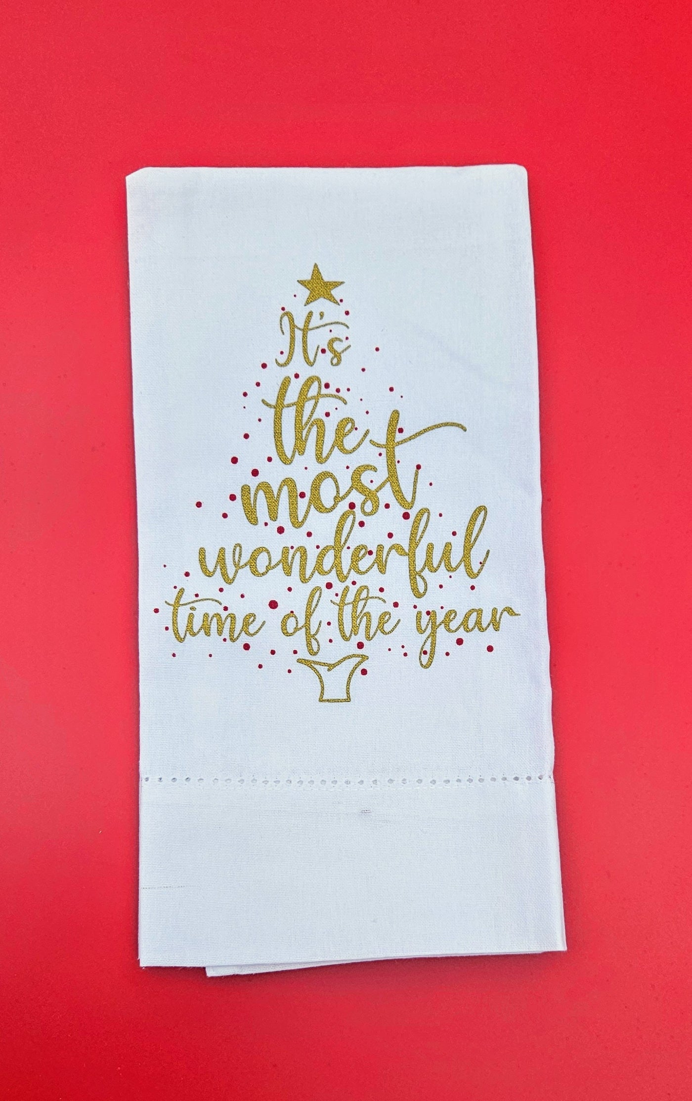 Holiday Gifts From The Royal Standard - Tea Towel / Most Wonderful Time