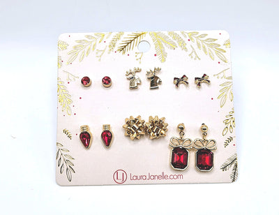 Holiday Jewelry Collection - Earring Set / Reindeer