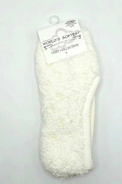 World's Softest Sock Cozy Collection - Vanilla - Low
