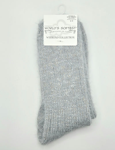 World's Softest Sock Weekend Collection -  Smokey