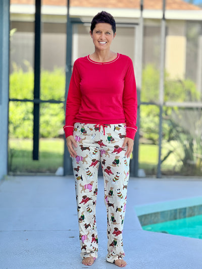 Family Pajama Sets In Woofing Christmas