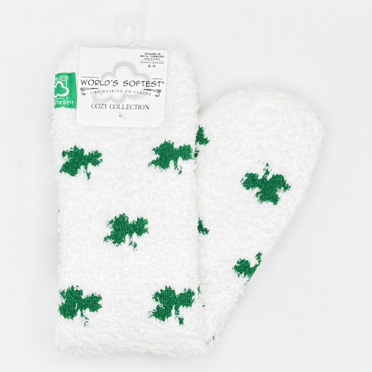 World's Softest Sock Cozy Collection - Clover - Crew