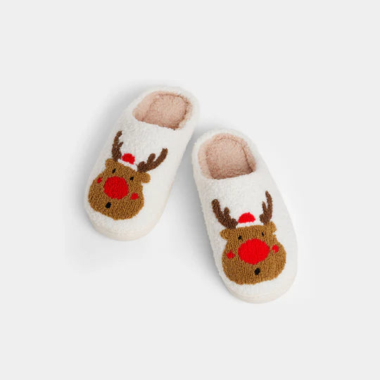 Holiday Sherpa Slippers