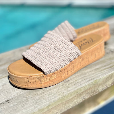 Maracelia Crochet Wedge By Blowfish In Off White