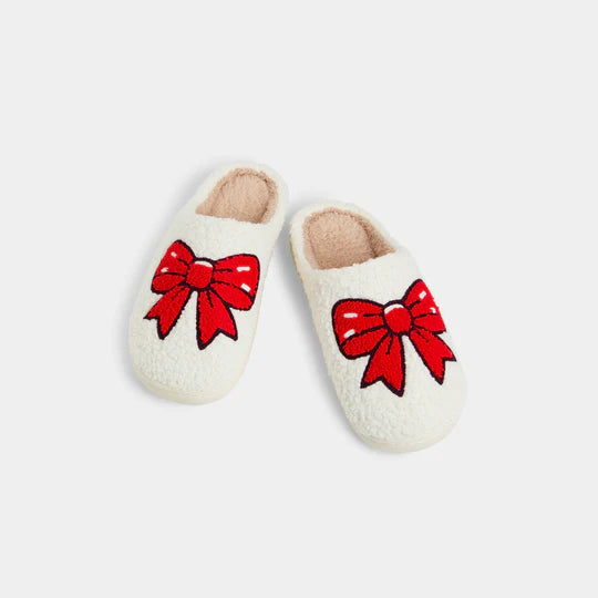 Holiday Sherpa Slippers