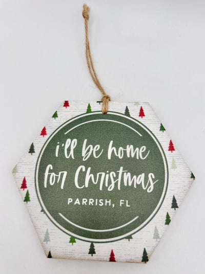 Winter Holiday Decor By Sincere Surroundings - Ornament - I'll Be Home Trees Parrish