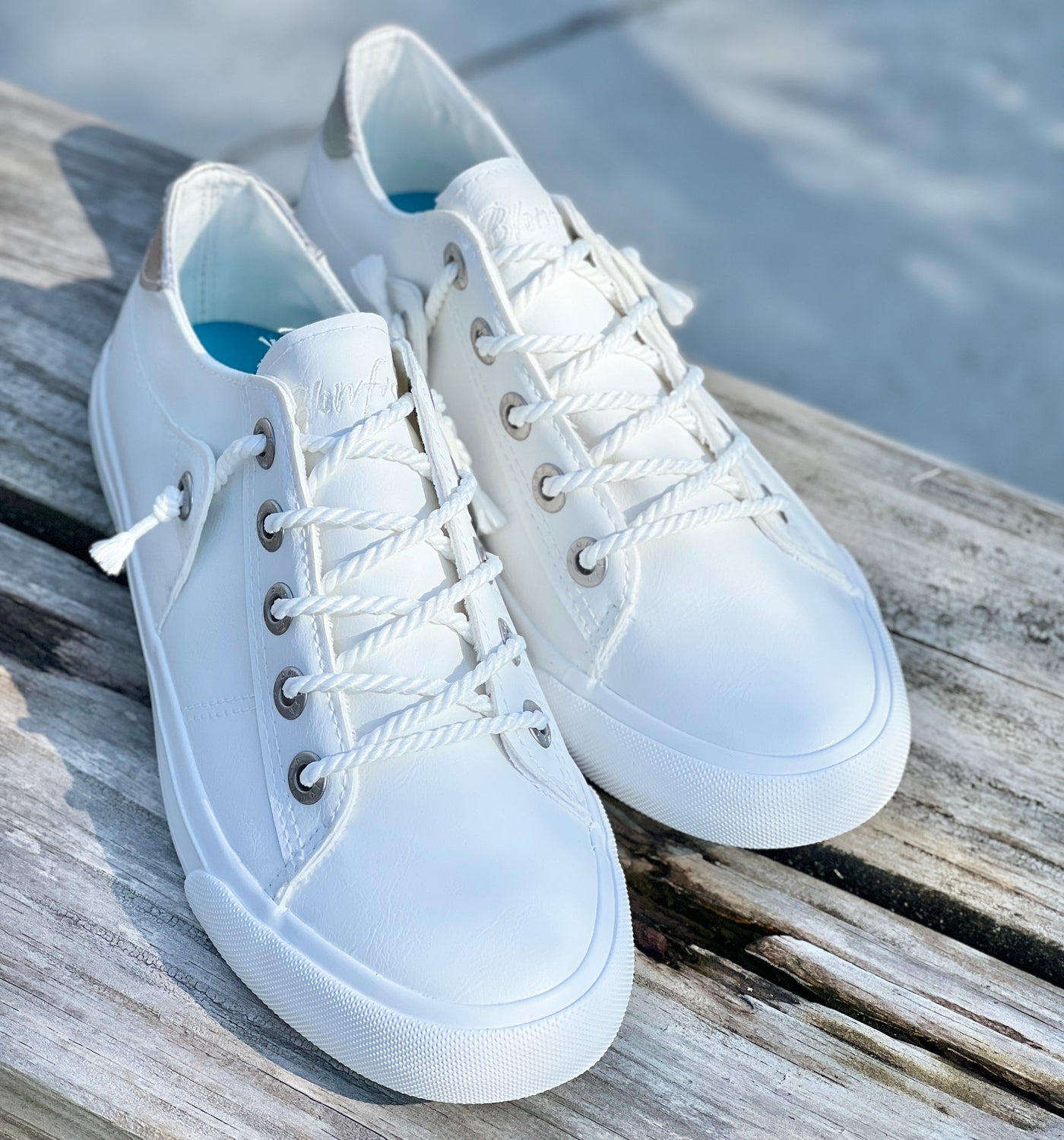 Martina Sneakers by Blowfish in White Earth/Silver