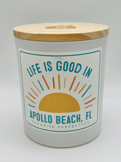Candles By Sincere Surroundings - 
Life Is Good- Apollo Beach / Paradise Perfection
