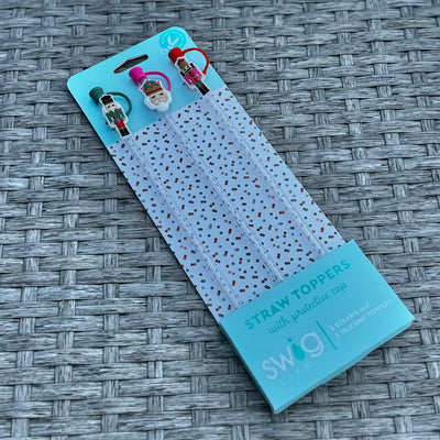 Swig Life Holiday Collection - Classic Nutcracker Straw Topper Set