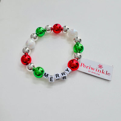 Holiday Collection 2 By Periwinkle -
Bracelet - Merry Holiday Beads