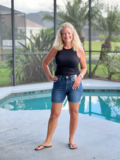 You Can Count On Me Shorts by Judy Blue