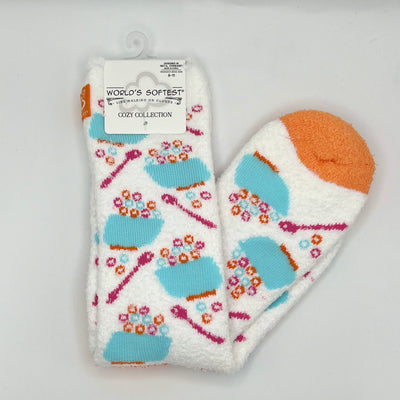 World's Softest Sock Cozy Collection - Cereal - Crew