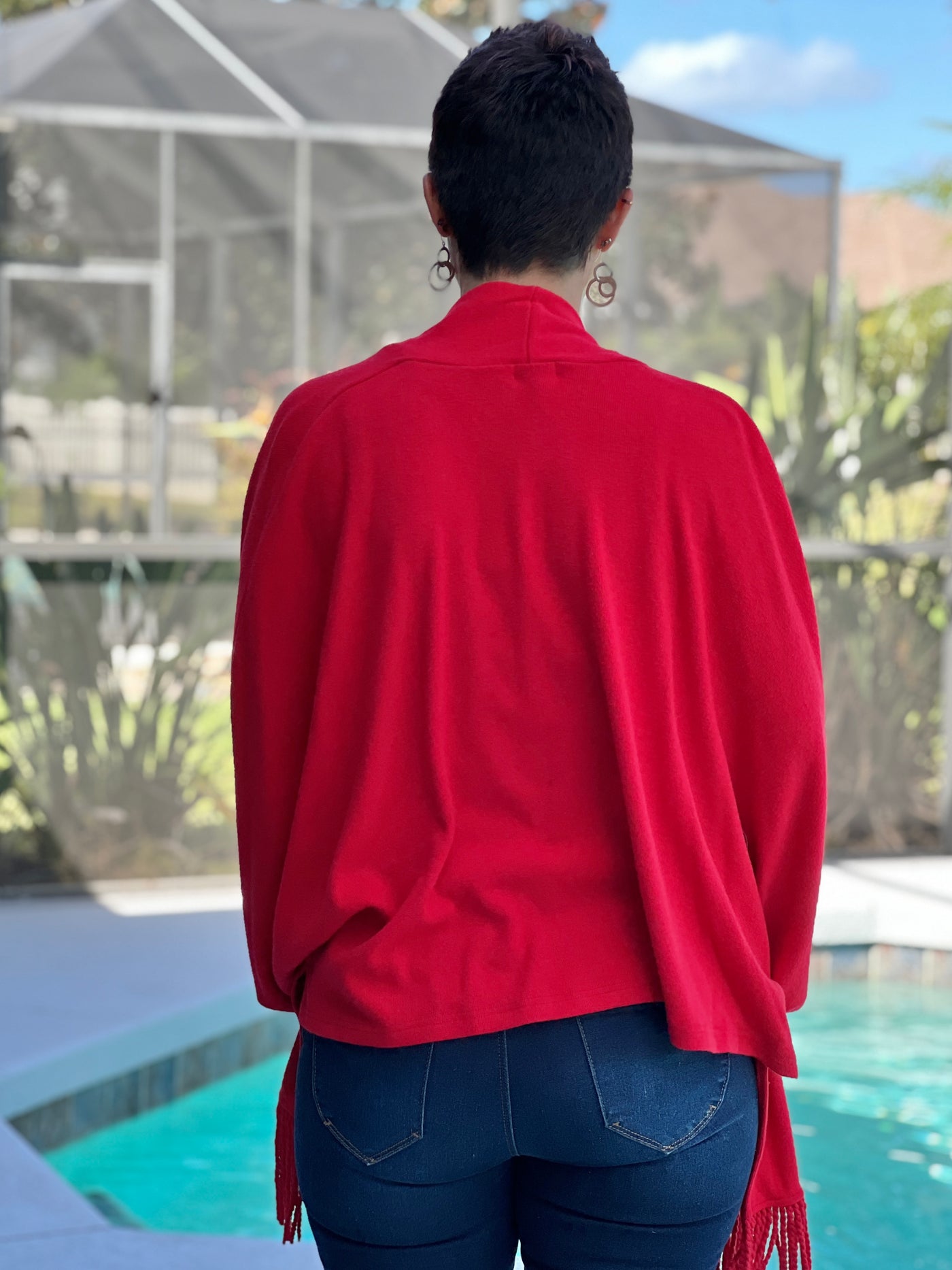 Cheryl Soft Wrap - Red