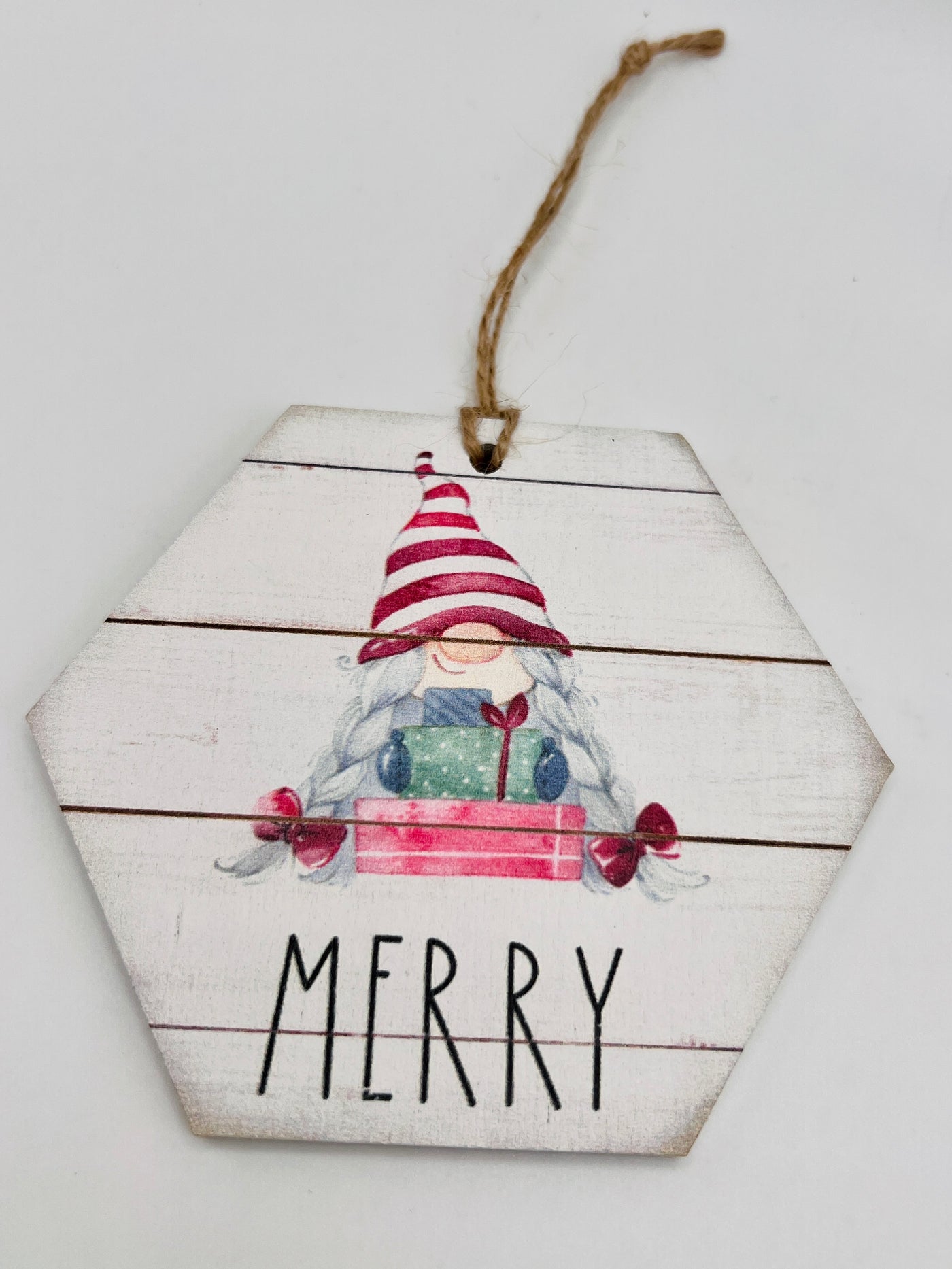 Winter Holiday Decor By Sincere Surroundings - Ornament - Merry Gnome