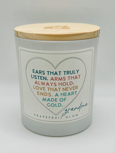Candles By Sincere Surroundings - 
Ears That Listen - Grapefruit Glow