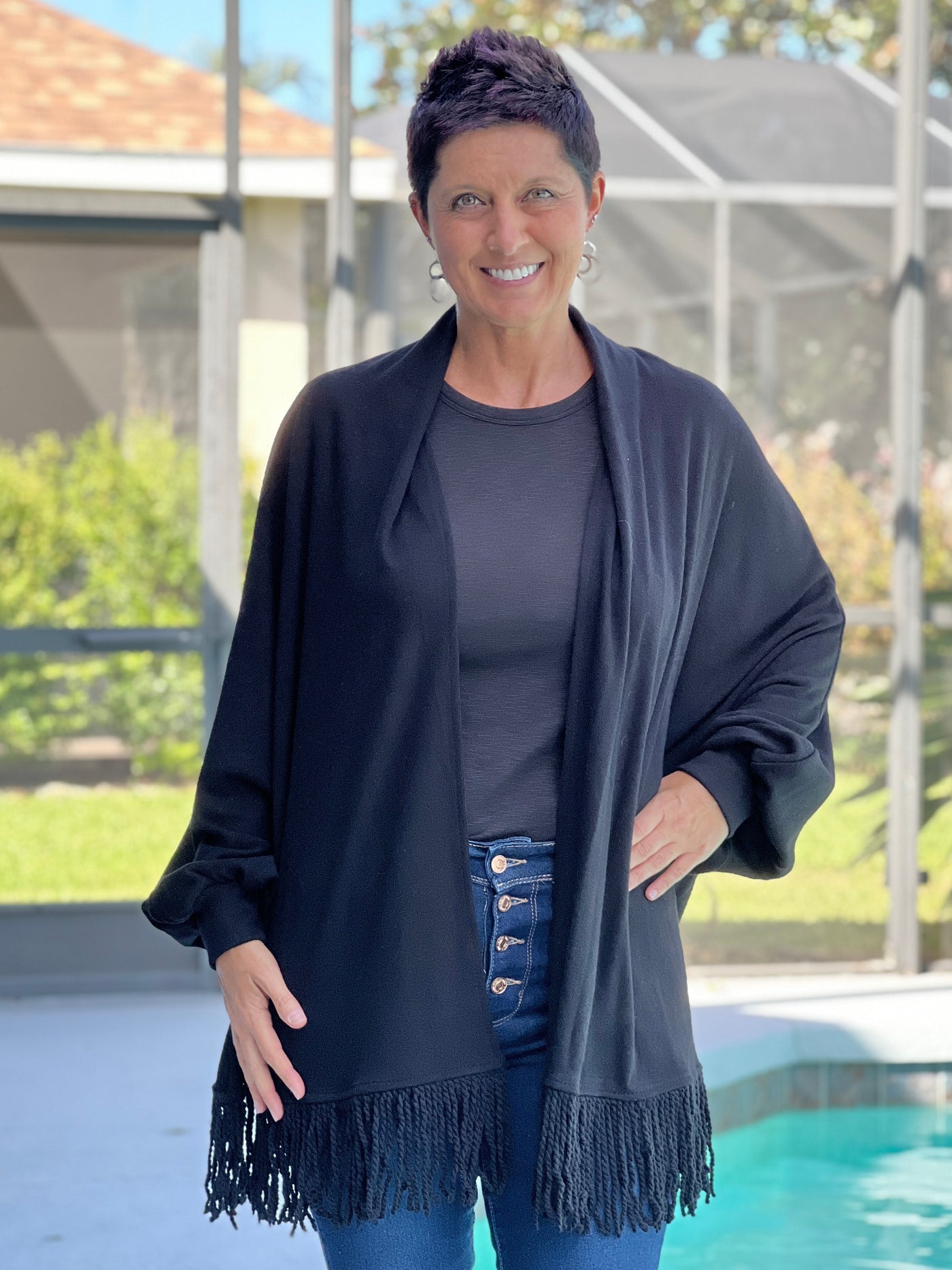 Cheryl Soft Wrap - Black