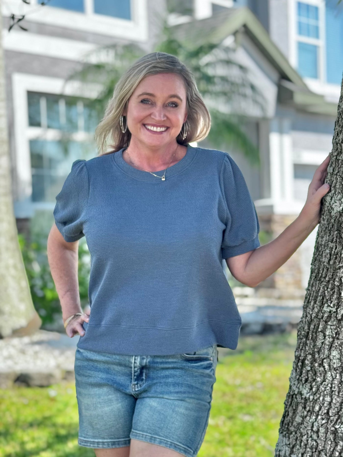 The Paige Top - Denim