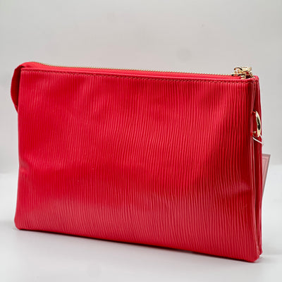 The Izzy Bag - Textured Red