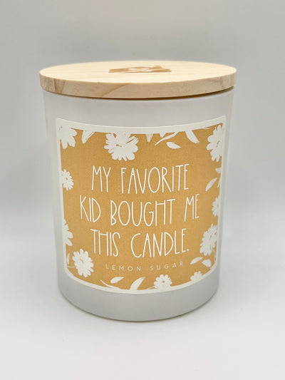 Candles By Sincere Surroundings - 
My Favorite Kid - Lemon Sugar