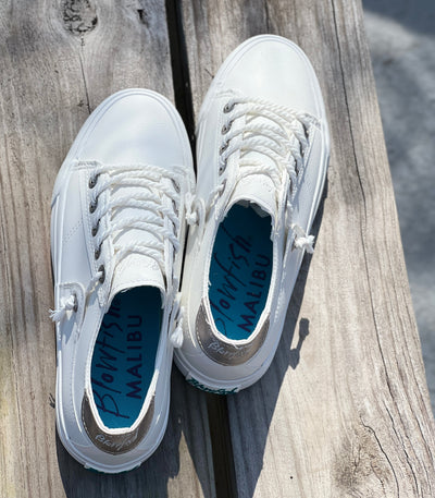 Martina Sneakers by Blowfish in White Earth/Silver