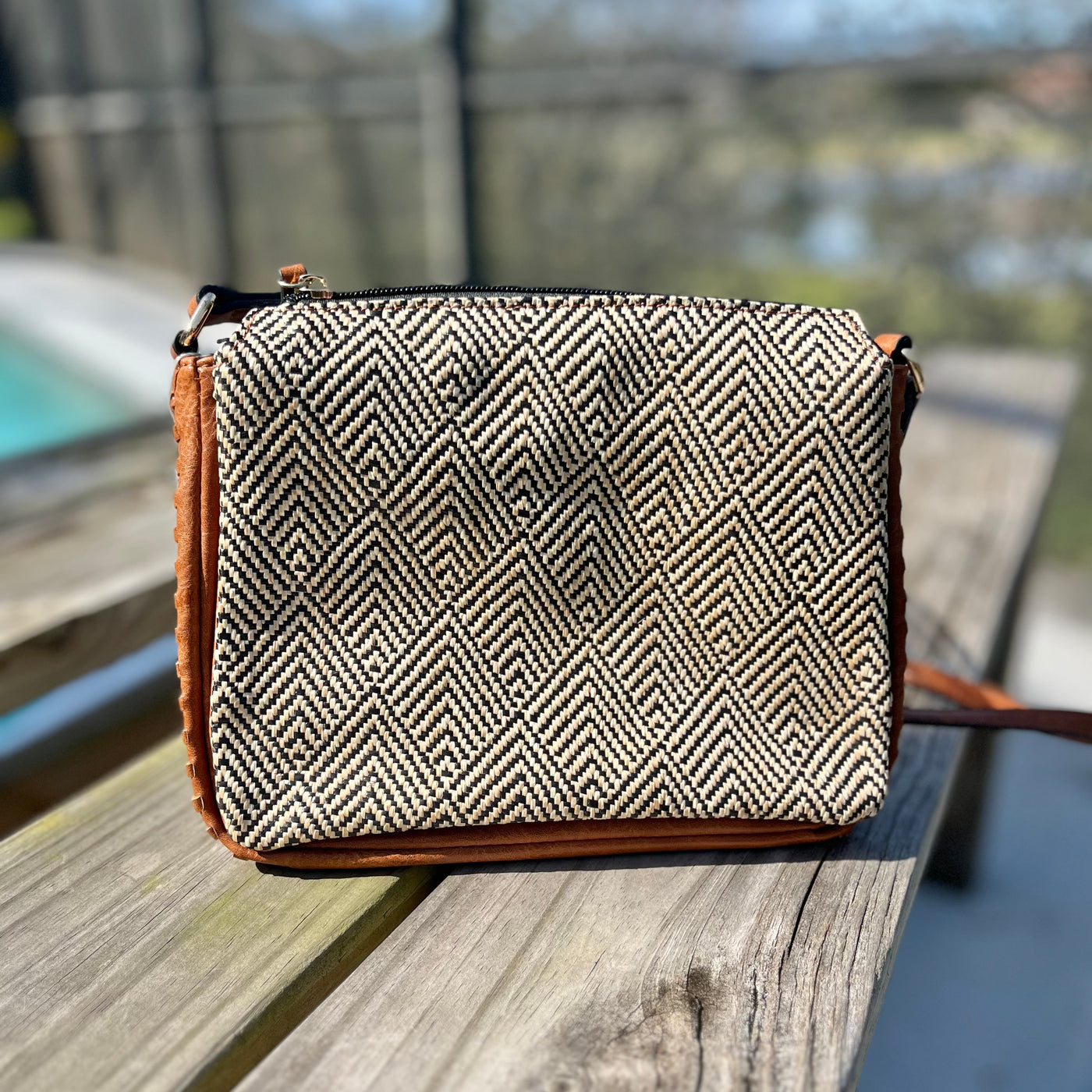 The Sabrina Bag - Black/Natural