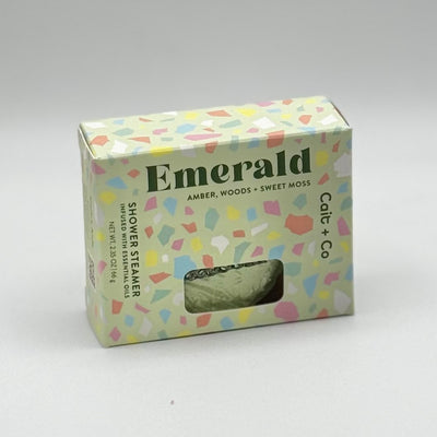 Cait + Co Bath Essentials - Gem Shower Steamer - Emerald