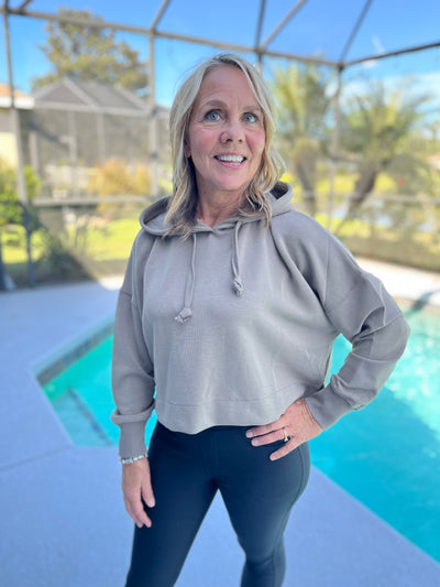Super Soft Cropped Hoodie By Simply Southern