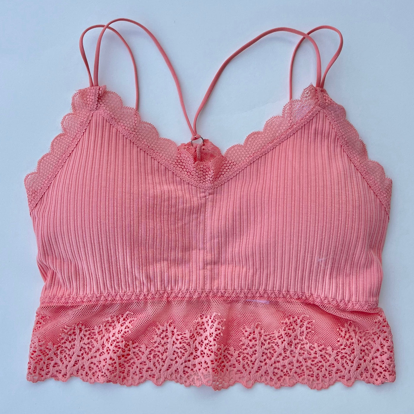 Sweetheart Bralette in Coral Haze