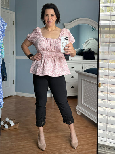 Georgie Lace Detail Capris