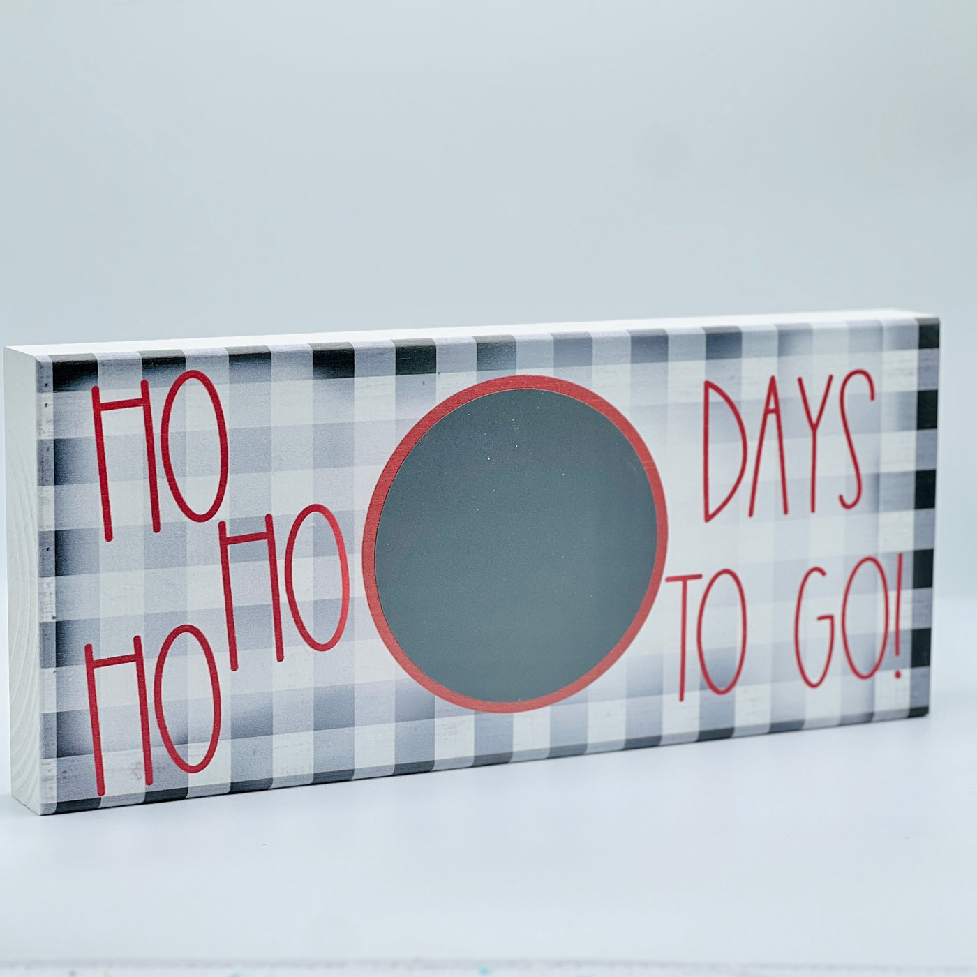Winter Holiday Decor By Sincere Surroundings - 11.75" x 5" - Days To Go Chalkboard