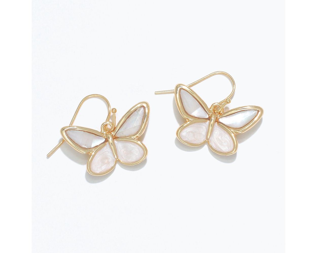 Earring Collection 3 By Periwinkle - Mother Of Pearl Butterflies
