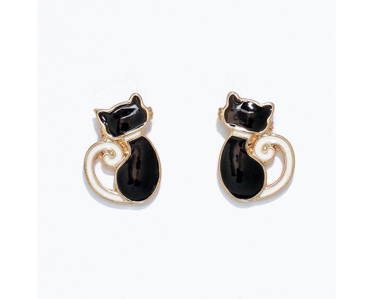 Earring Collection 3 By Periwinkle - Black And White Cats