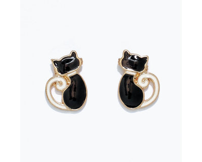 Earring Collection 3 By Periwinkle - Black And White Cats