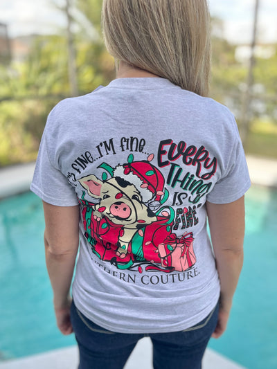It's Fine Christmas Graphic Tee