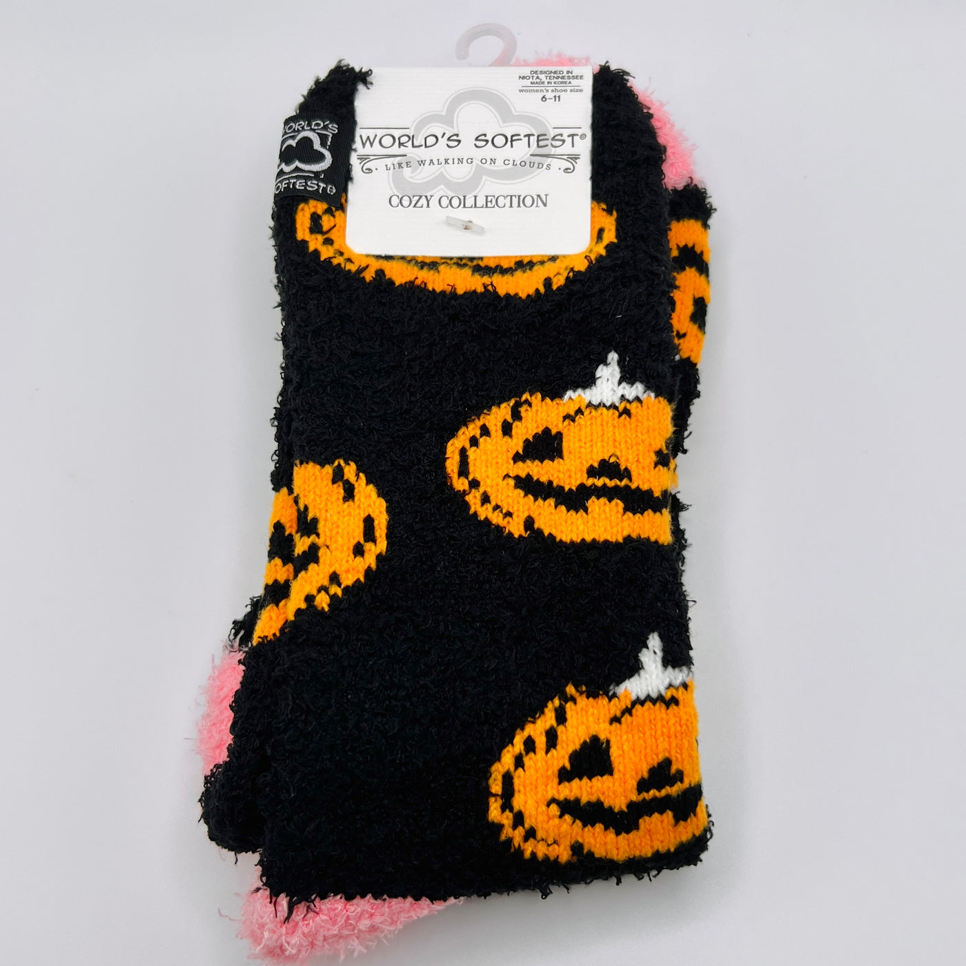 World's Softest Sock Halloween Collection - Pumpkin